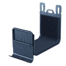 Stahl Kastenrinnen Sparpaket 7 m | Ø 125/80 mm | 7016 - Anthrazitgrau #4