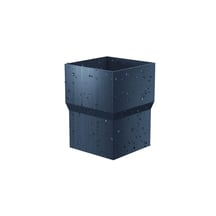 Stahl Kastenrinnen Sparpaket 7 m | Ø 125/80 mm | 7016 - Anthrazitgrau #10