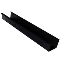Stahl Kastenrinnen Sparpaket 7 m | Ø 125/80 mm | 9005 - Tiefschwarz #3