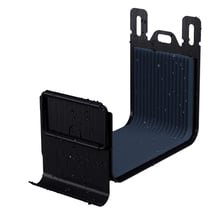 Stahl Kastenrinnen Sparpaket 7 m | Ø 125/80 mm | 9005 - Tiefschwarz #4