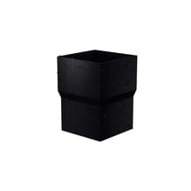 Stahl Kastenrinnen Sparpaket 7 m | Ø 125/80 mm | 9005 - Tiefschwarz #10