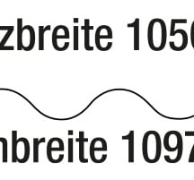 Faserzement Wellplatte Europa Profil 6 | Ziegelrot | 1250 mm #3