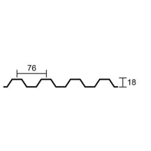 PET Spundwandplatte | 70/18 1,10 mm | Klar | Blueline | 2,00 m PET Spundwandplatte | 70/18 | 1,10 mm | Klar | Blueline | 2,00 m #10