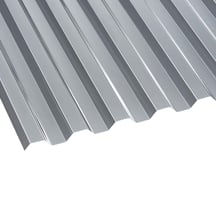 Polycarbonat Spundwandplatte | 76/18 | 1,00 mm | Grau | Temperaturreduzierend | 3000 mm #1