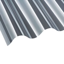 Polycarbonat Wellplatte | 177/51 | Profil 5 | 0,80 mm | Klar | 1250 mm #1