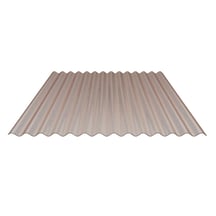 Polycarbonat Wellplatte | 76/18 | 2,80 mm | Bronze | Wabenstruktur | 5000 mm #1