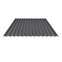 PVC Wellplatte | 76/18 | 2,50 mm | Grau | Wabenstruktur | 500 mm #1