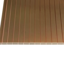 Acrylglas Stegdoppelplatte | 16 mm | Breite 980 mm | Bronze | 6000 mm #4