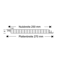 Polycarbonat Click Paneel | 16 mm | Nutzbreite 250 mm | Länge 2,50 m | Klar, Eis-Effekt #5