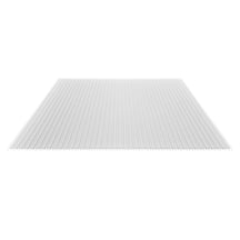 Polycarbonat Stegplatte | 16 mm | Breite 1200 mm | Klar | Extra stark | 2000 mm #1