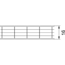 Polycarbonat Stegplatte | 16 mm | Breite 980 mm | Klar / Weiß gestreift | Beidseitiger UV-Schutz | 3000 mm #6
