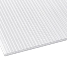 Polycarbonat Stegplatte | 16 mm | Breite 1200 mm | Opal Weiß | Extra stark | 2500 mm #1