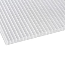 Polycarbonat Stegplatte | 25 mm | Breite 1200 mm | Klar | Extra Stark | 3500 mm #1