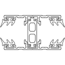 A3 Thermoprofil | Mittelprofil | 16 mm | Aluminium | Blank | 5000 mm #2