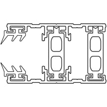 A3 Thermoprofil | Randprofil | 16 mm | Aluminium | Blank | 2000 mm #2