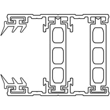 A3 Thermoprofil | Randprofil | 25 mm | Aluminium | Blank | 3500 mm #2