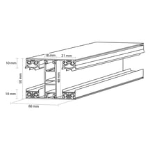 Mendiger | Mittelprofil | 32 mm | Thermo/Classic | Aluminium | Blank | 2000 mm #3