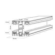 Mendiger | Mittelprofil | 32 mm | Thermo/Thermo | Aluminium | Blank | 2000 mm #3