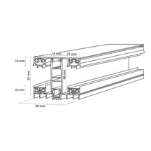 Mendiger | Mittelprofil | 32 mm | Thermo/Thermo | Aluminium | Blank | 4500 mm #3