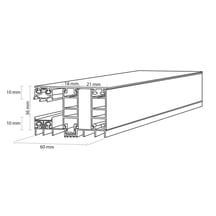 Mendiger | Randprofil | 16 mm | Thermo/Thermo | Aluminium | Blank | 2000 mm #3