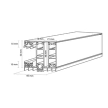 Mendiger | Randprofil | 32 mm | Thermo/Thermo | Aluminium | Blank | 2000 mm #3