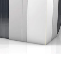 Zevener Sprosse | Eckprofil | 16 mm | Kunststoff | Weiß | 3510 mm #2