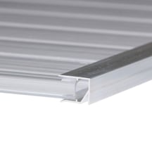 Abschlussprofil oberseite | 16 mm | Aluminium | Breite 980 mm | Blank #2