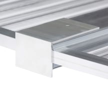 Bremswinkel | 100 x 50 x 3 mm | Aluminium | Breite 60 mm | Dunkelgrau #2