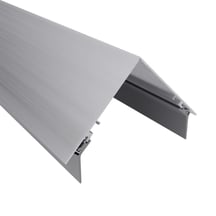 Firstprofil | Aluminium | Mit Dichtungen | Blank | Länge 7100 mm #1