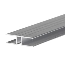 H-Profil | 10 mm | Aluminium | Blank | Länge 4000 mm #1