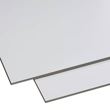 HPL Schichtstoffplatte | Außen | 6 mm | Lichtgrau | 3,05 x 1,30 m #1