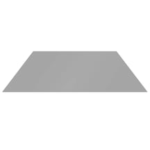 Flachblech | Stahl 0,50 mm | 25 µm Polyester | 9006 - Weißaluminium #1