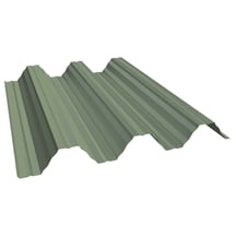 Hochprofil T92P | Dach | Stahl 0,75 mm | 25 µm Polyester | 6011 - Resedagrün #1