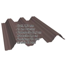 Hochprofil T92P | Dach | Stahl 0,75 mm | 25 µm Polyester | 8017 - Schokoladenbraun #2