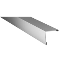 Außenecke | 115 x 115 mm | Stahl 0,50 mm | 25 µm Polyester | 9006 - Weißaluminium #1