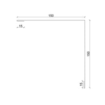 Außenecke | 150 x 150 x 2000 mm | Stahl 0,50 mm | 50 µm PURLAK® | 8012 - Rotbraun #3