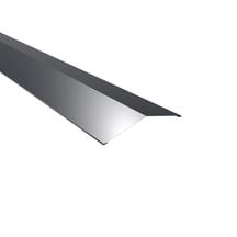 Firstblech flach | 14,5 x 14,5 cm | 150° | Stahl 0,63 mm | 25 µm Polyester | 7016 - Anthrazitgrau #1