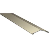 Firstblech flach | 145 x 145 mm | 150° | Stahl 0,50 mm | 25 µm Polyester | 1015 - Hellelfenbein #1