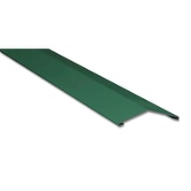 Firstblech flach | 145 x 145 mm | 150° | Stahl 0,50 mm | 25 µm Polyester | 6020 - Chromoxidgrün #1
