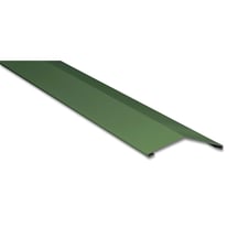 Firstblech flach | 145 x 145 mm | 150° | Stahl 0,50 mm | 25 µm Polyester | 6011 - Resedagrün #1
