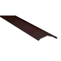 Firstblech flach | 145 x 145 mm | 150° | Stahl 0,63 mm | 25 µm Polyester | 8017 - Schokoladenbraun #1