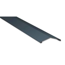 Firstblech flach | 145 x 145 mm | 150° | Stahl 0,50 mm | 35 µm Mattpolyester | 23 - Dunkelgrau #1