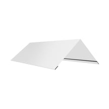 Firstblech flach | 145 x 145 x 2000 mm | 100° | Stahl 0,75 mm | Aluzink | Blank Aluminium #1