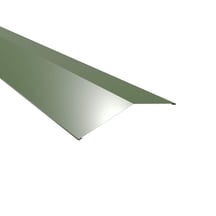 Firstblech flach | 198 x 198 mm | 150° | Stahl 0,50 mm | 25 µm Polyester | 6011 - Resedagrün #1