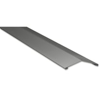 Firstblech flach | 198 x 198 mm | 150° | Aluminium 0,70 mm | 25 µm Polyester | 9007 - Graualuminium #1