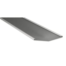 Kehlblech | 490 x 490 mm | Aluminium 0,70 mm | 25 µm Polyester | 9007 - Graualuminium #1