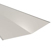 Kehlblech | 490 x 490 x 2000 mm | Stahl 0,63 mm | 25 µm Polyester | 9010 - Reinweiß #1