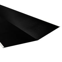 Kehlblech | 490 x 490 x 2000 mm | Stahl 0,50 mm | 35 µm Mattpolyester | 33 - Schwarz #1