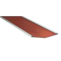 Kehlblech | 490 x 490 x 2000 mm | Stahl 0,50 mm | 80 µm Shimoco | 8004 - Kupferbraun #1