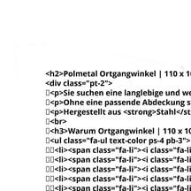 Ortgangwinkel | 110 x 100 x 2000 mm | Stahl 0,50 mm | 25 µm Polyester | 9010 - Reinweiß #2